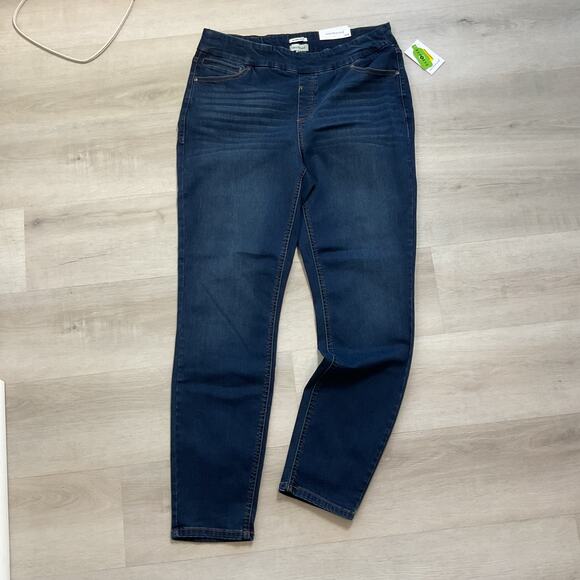 Westbound Womens The High Rise Skinny Jeans Dark Wash 16 Regular NWT - Picture 2 of 16